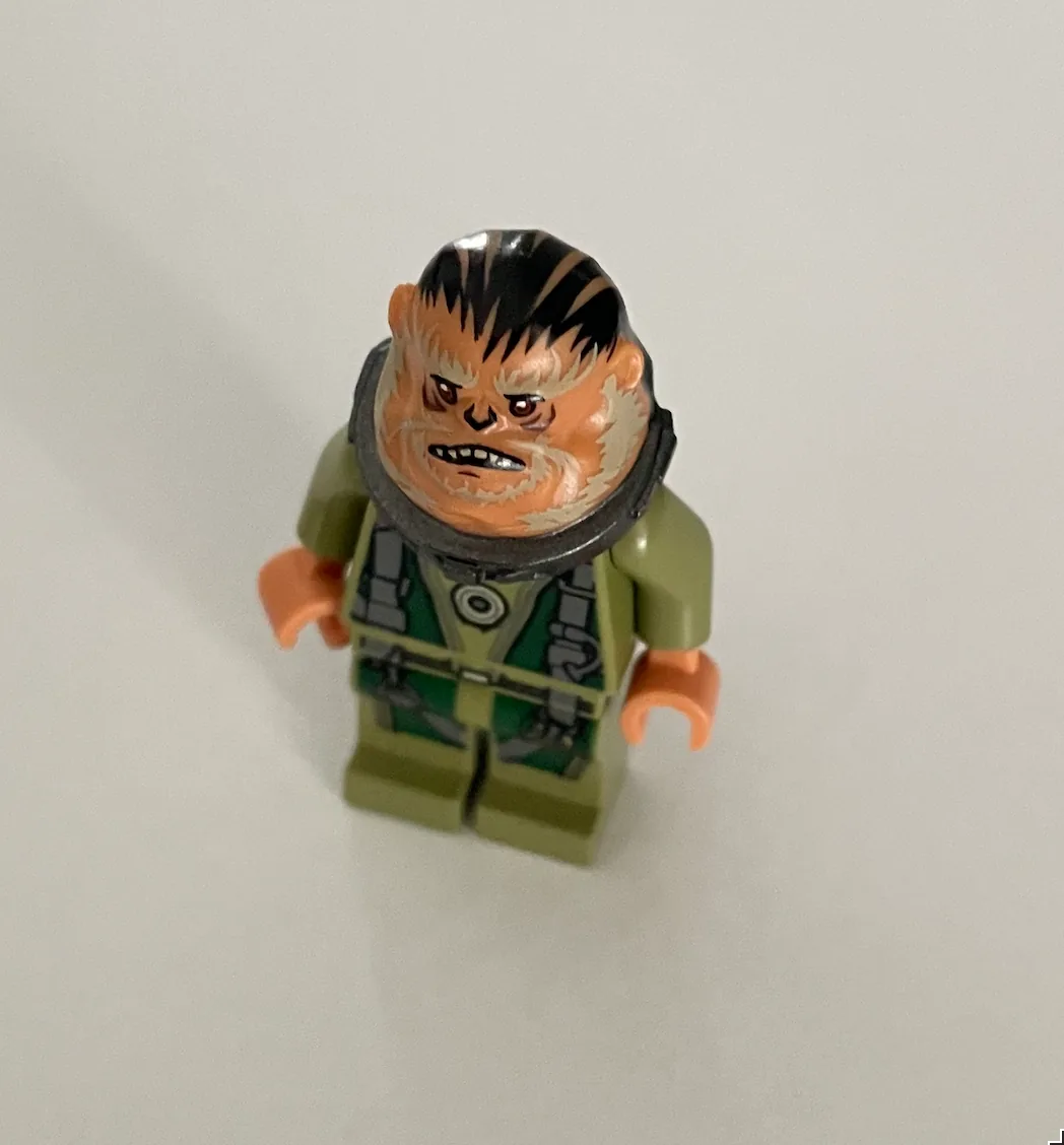 Photo of a Lego minifigure used as the input image